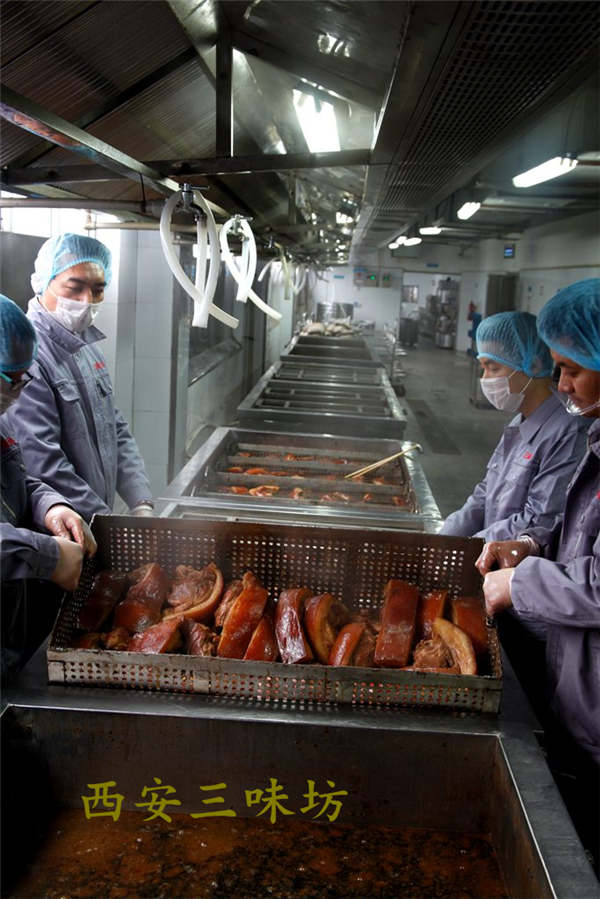 臘汁肉生產(chǎn)車間