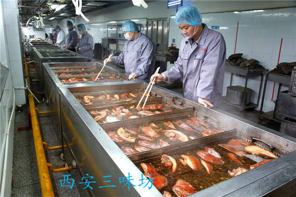 臘汁肉生產(chǎn)車間